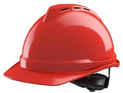 MSA V-Gard 500 geventileerde veiligheidshelm met Fas-Trac III binnenwerk