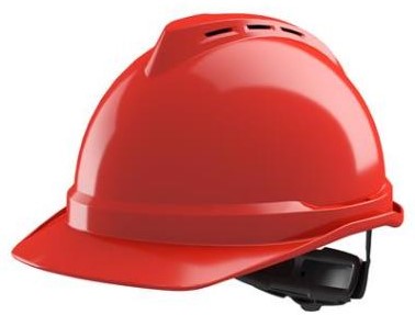 MSA V-Gard 500 geventileerde veiligheidshelm met Fas-Trac III binnenwerk