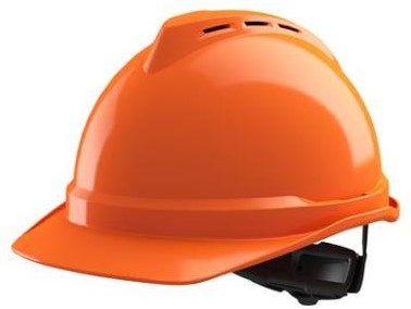 MSA V-Gard 500 geventileerde veiligheidshelm met Fas-Trac III binnenwerk