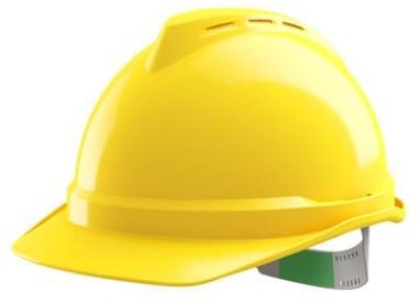 MSA V-Gard 500 ongeventileerde veiligheidshelm met Push-Key binnenwerk