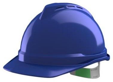 MSA V-Gard 500 ongeventileerde veiligheidshelm met Push-Key binnenwerk
