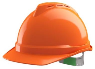 MSA V-Gard 500 ongeventileerde veiligheidshelm met Push-Key binnenwerk