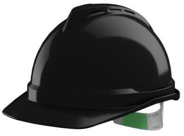 MSA V-Gard 500 ongeventileerde veiligheidshelm met Push-Key binnenwerk