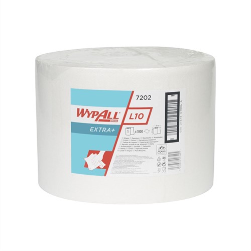 Wypall L10 7202 Extra+ Poetsdoek Grote rol 