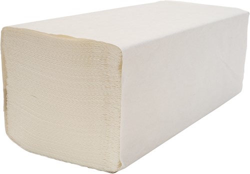 Vouwhanddoekjes M-vouw 2-laags wit