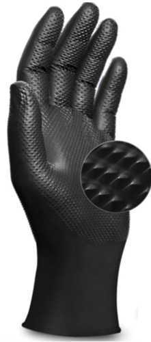 Qtop Q80 Diamond Zwart Nitril handschoen