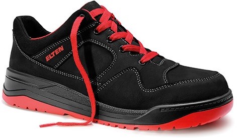 Elten Maverick Black-Red low werkschoenen S3 - 45 | Stolwijk Beschermd  Werken