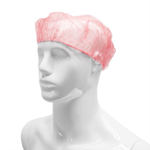 Haarnetje Baret wokkel rood