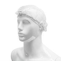 Haarnetje Baret wokkel wit