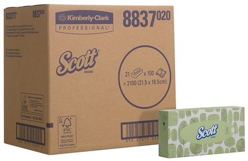 Scott 8837 facial tissue