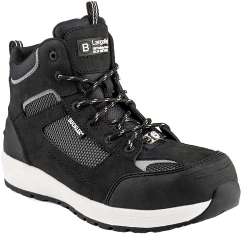 BuckBootz Largobay Sneaker Mid BAZ S1P ESD zwart 42