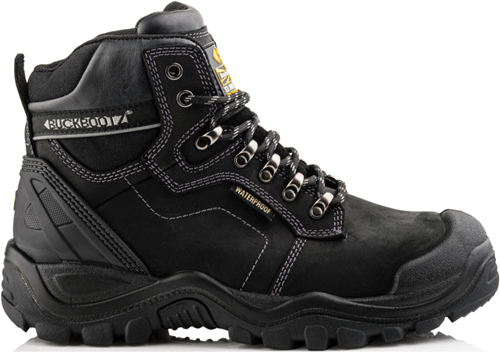 BuckBootz Schoen BSH009 Hoog S3 + KN - zwart bsh009bk - 41