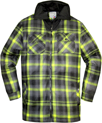 Terrax Thermohemd 10641 - 1048 zwart/lime - xl