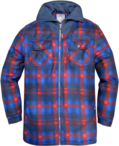 Terrax Thermohemd 10641 - 7231 royalblue/rood - xl