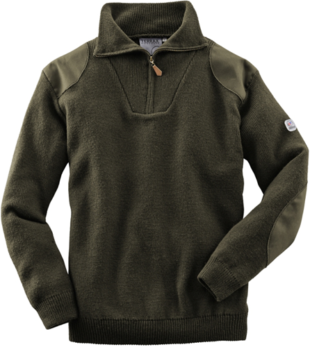 Terrax Trui Met Rits 80286 - 4400 olijf - l