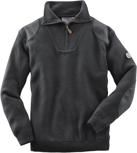Terrax Trui Met Rits 80286 - 6400 antraciet - xl