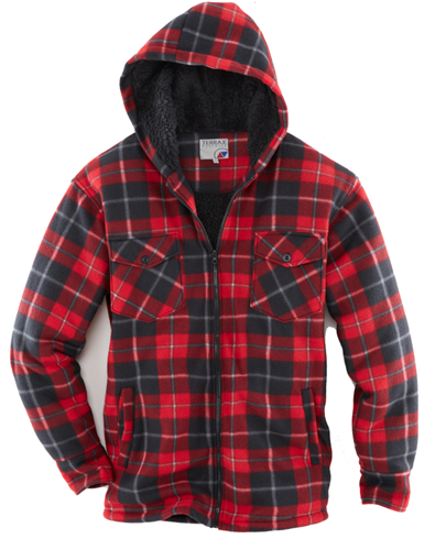Terrax Thermohemd Met Capuchon 10731 - zwart/rood 1031 - 3xl