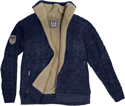 Terratrend Gebreide Noorse vest 60451 (NAJAAR) - 1063 zwart/grijs - 2xl