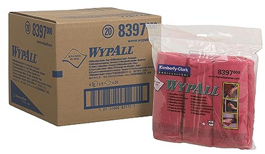 Wypall 8397 Rood Microvezel Poetsdoeken